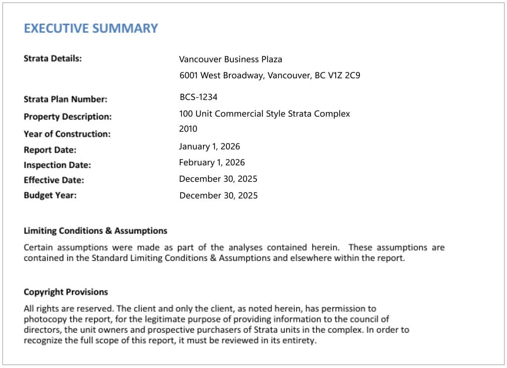A Practical Guide to Understanding your Strata Depreciation Report in BC